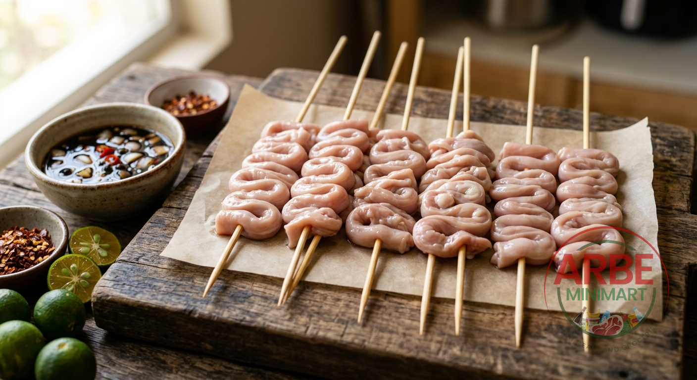 Fresh Chicken Intestine (Isaw)