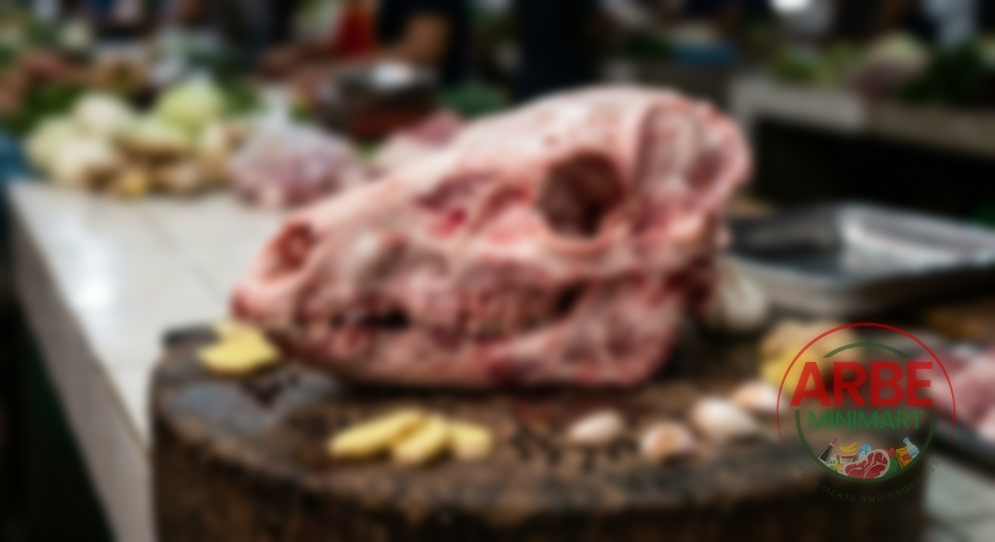 Fresh Pork Head (Skull only)